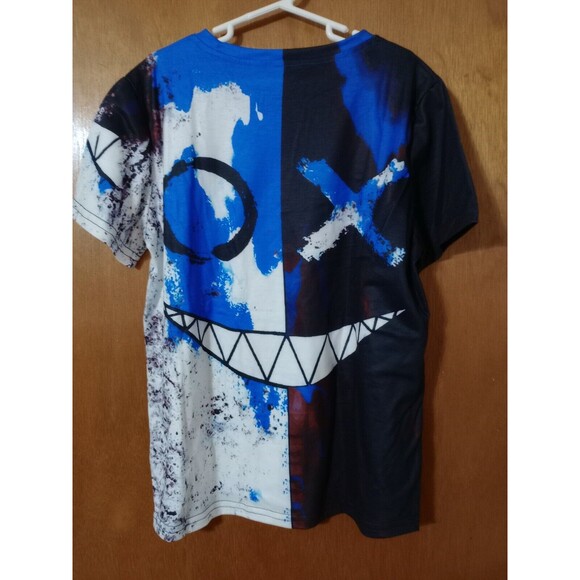 Youth Smiley Face SS T-Shirt Sz 11/12Y Multi-Color Polyester NIP - Picture 4 of 6